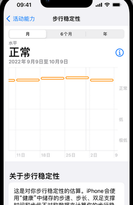 兰溪iPhone手机维修如何在iPhone开启'步行稳定性通知'