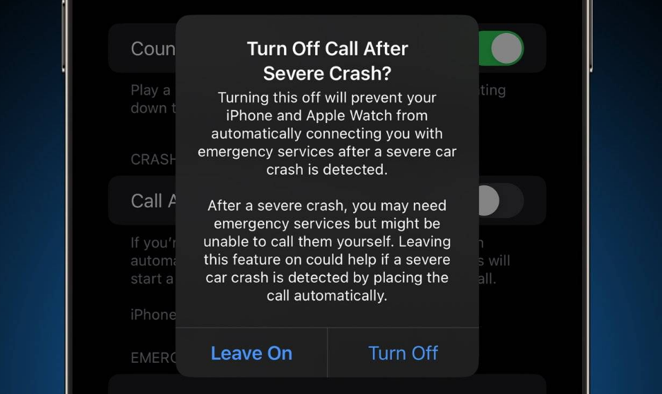兰溪苹果14维修分享 iPhone 14 和 Apple Watch 上关闭崩溃检测 