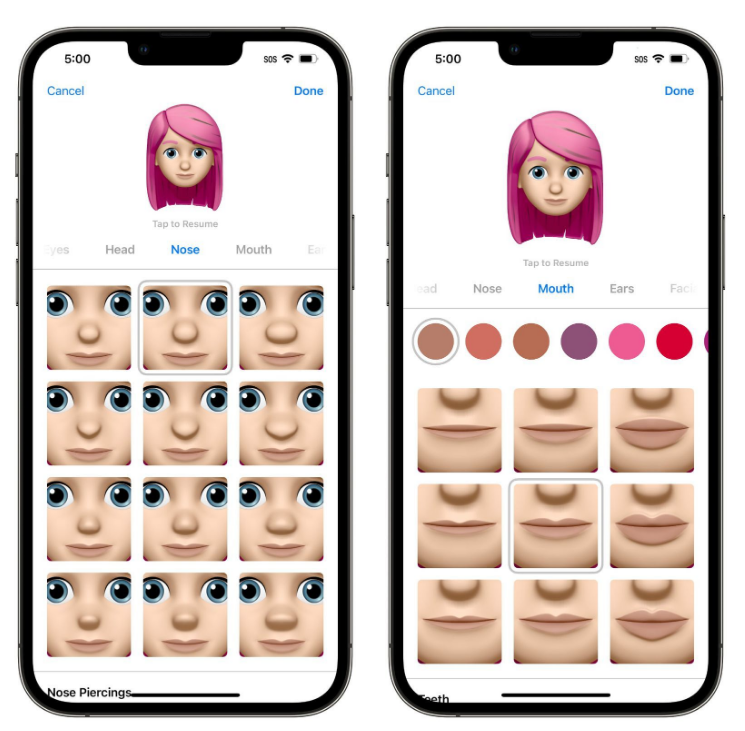 兰溪苹果手机维修分享​iOS 16中的拟我表情有了哪些变化和升级 